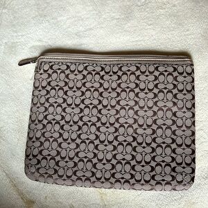 Classic Coach monogram iPad sleeve/tablet case